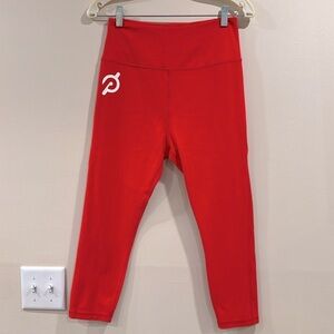🔥Peloton Red High-Waist Leggings for Active Wear🔥
